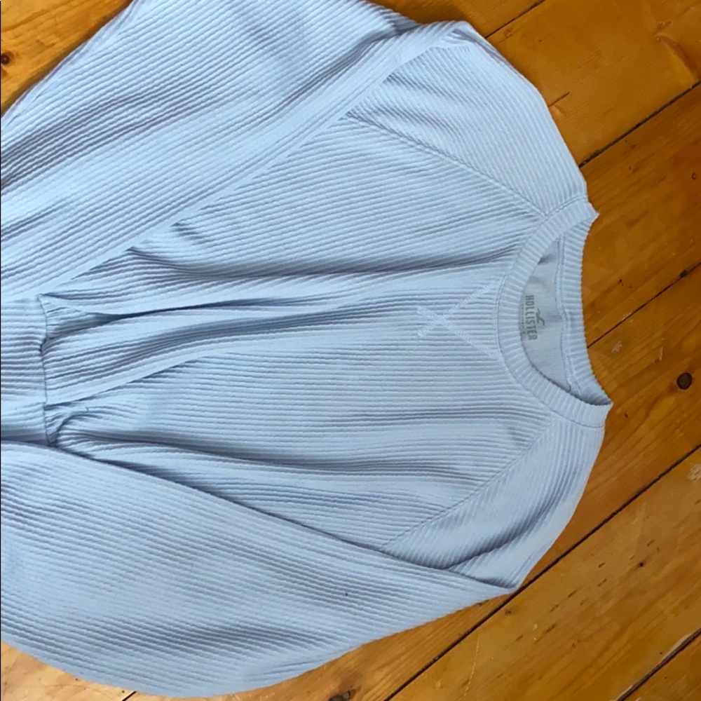 hollister blue top